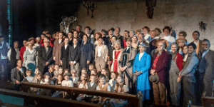 Small photo of the cast of Mayfield Community play which was performed in October 2018